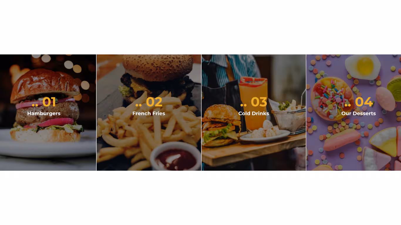 Hamburger Restaurant Website Template – Image 5