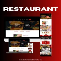 Hamburger Restaurant Website Template – Image 1