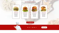 Hamburger Restaurant Website Template – Image 7