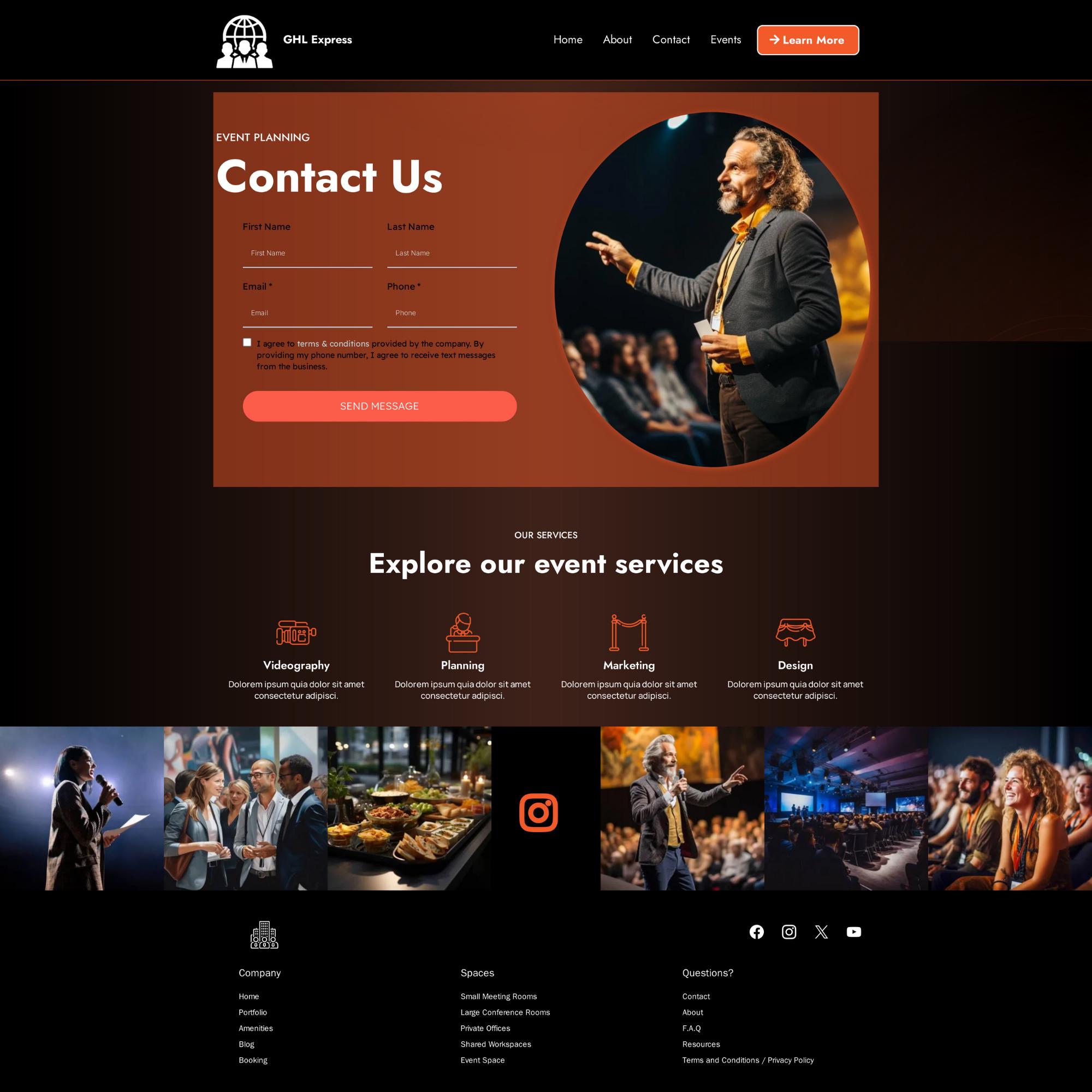 Conference Room Website Template 2 – Image 3
