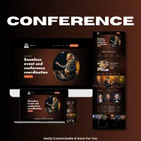 Conference Room Website Template 2 – Image 1