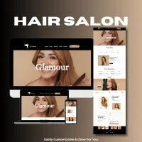 Hairdresser Website Template – Image 1