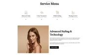 Hairdresser Website Template – Image 9