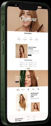 Hairdresser Website Template – Image 7