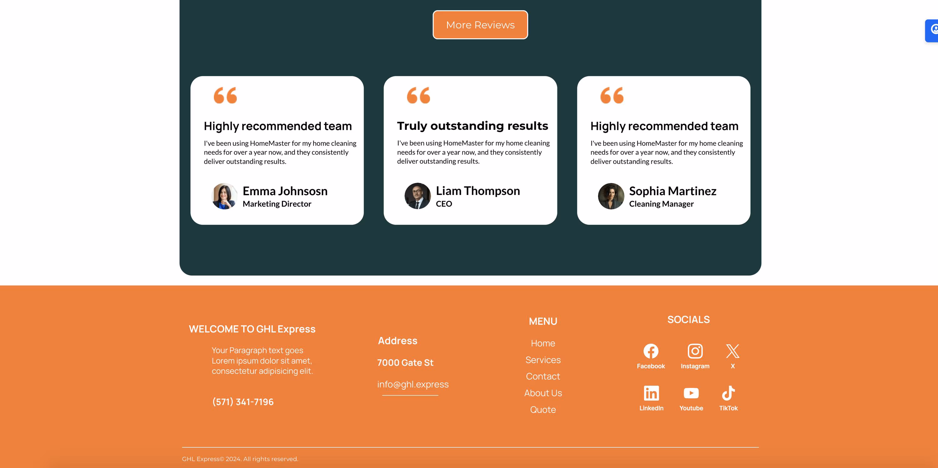 Cleaning Website Template – Image 3