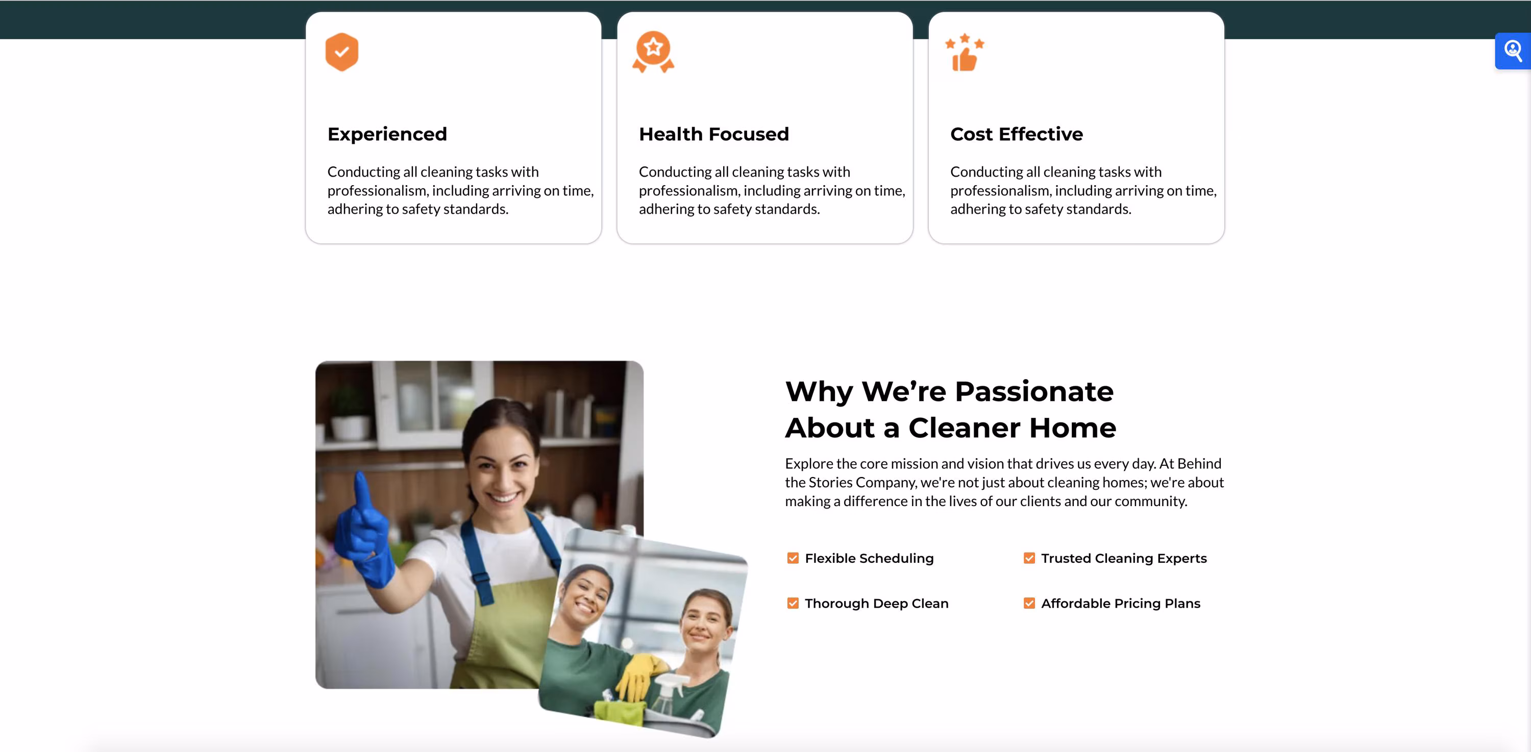 Cleaning Website Template – Image 4
