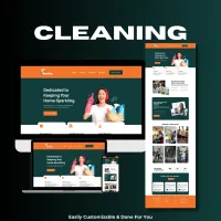 Cleaning Website Template – Image 1