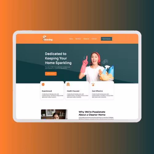 Cleaning Website Template – Image 7