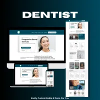 Dentist Website Template – Image 1