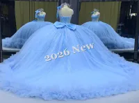 Blue Long Trail Dress – Image 3