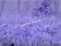 Off the Shoulder Purple Dress – Image 9