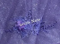 Off the Shoulder Purple Dress – Image 10