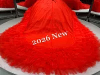 Classic Red Dress – Image 10