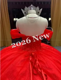 Classic Red Dress – Image 8