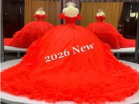 Classic Red Dress – Image 7
