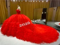 Classic Red Dress – Image 3