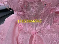 Off the Shoulder Pink Dress 2 – Image 3
