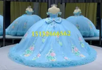 Premium Light Blue Dress – Image 3