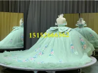 Premium Light Green Dress – Image 6