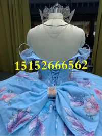 Premium Blue Dress – Image 5