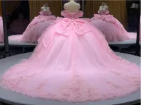 Pink Off Shoulder Dress – Image 5