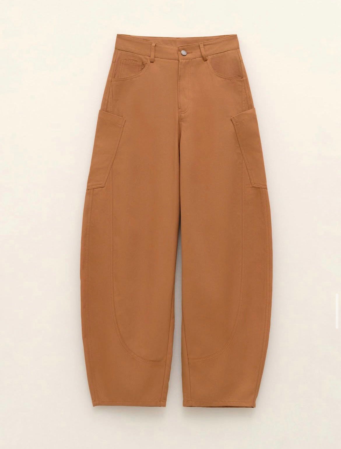 HIGH-WAISTED TAILORED JEANS WITH A SLEEK STRAIGHT-LEG FIT – Image 2