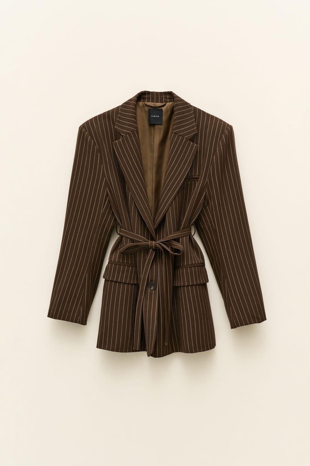 BROWN STRIPED JACKET – Image 1