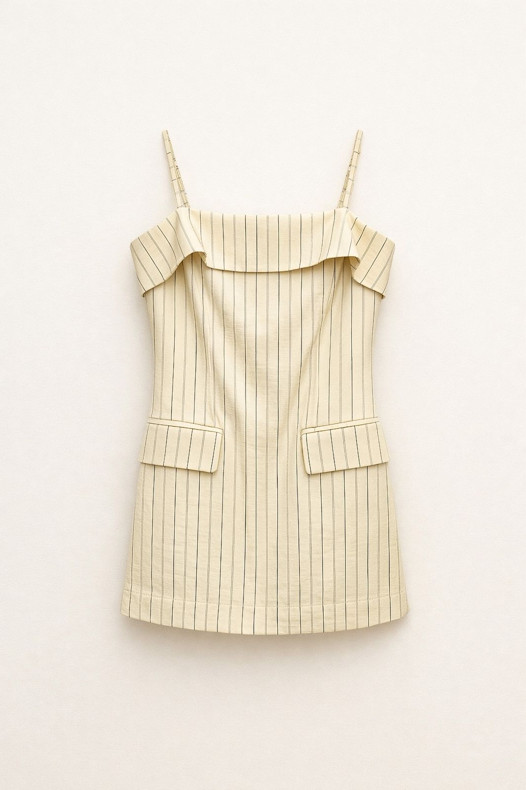 MINI DRESS WITH DELICATE STRAPS AND A TAILORED FIT – Image 4