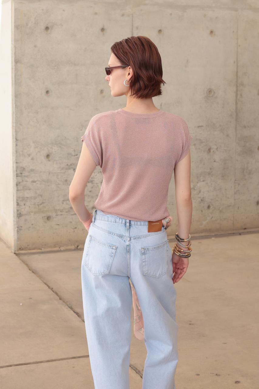 PINK METALLIC TOP – Image 3