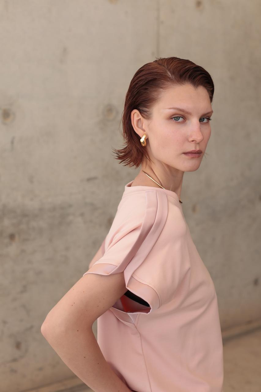 ELEGANT CO-ORD SET WITH RELAXED FIT TOP AND TAILORED TAPERED PANTS – Image 3