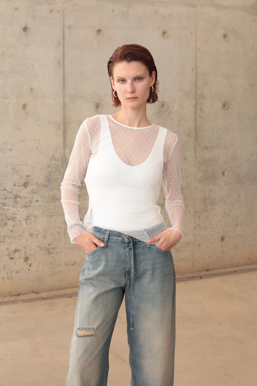 SEMI-SHEER TOP – Image 1