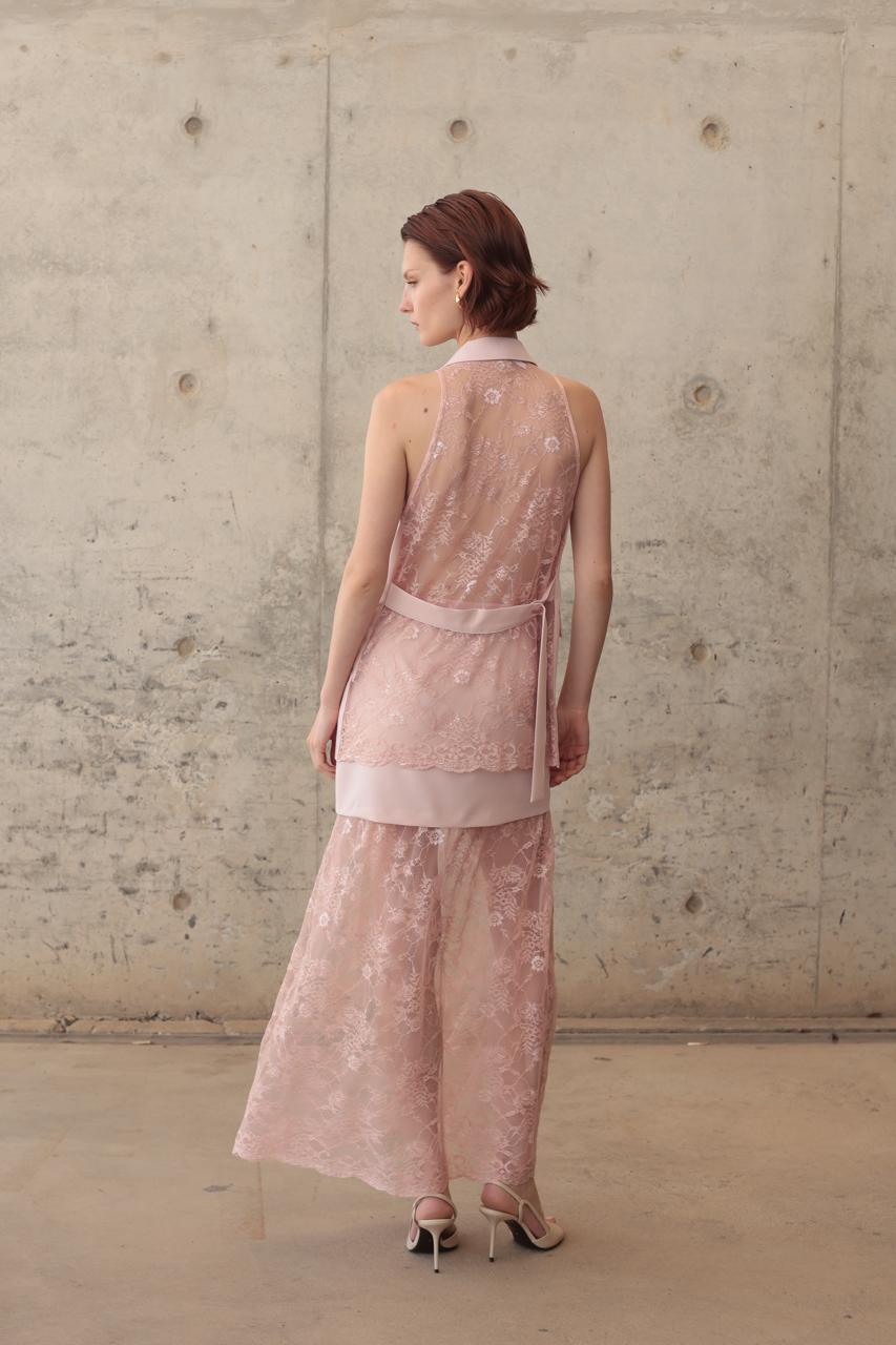 SKIRT WITH DELICATE LACE – Image 4