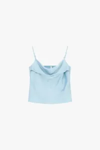 TOP WITH COWL NECK AND THIN STRAPS – Image 4