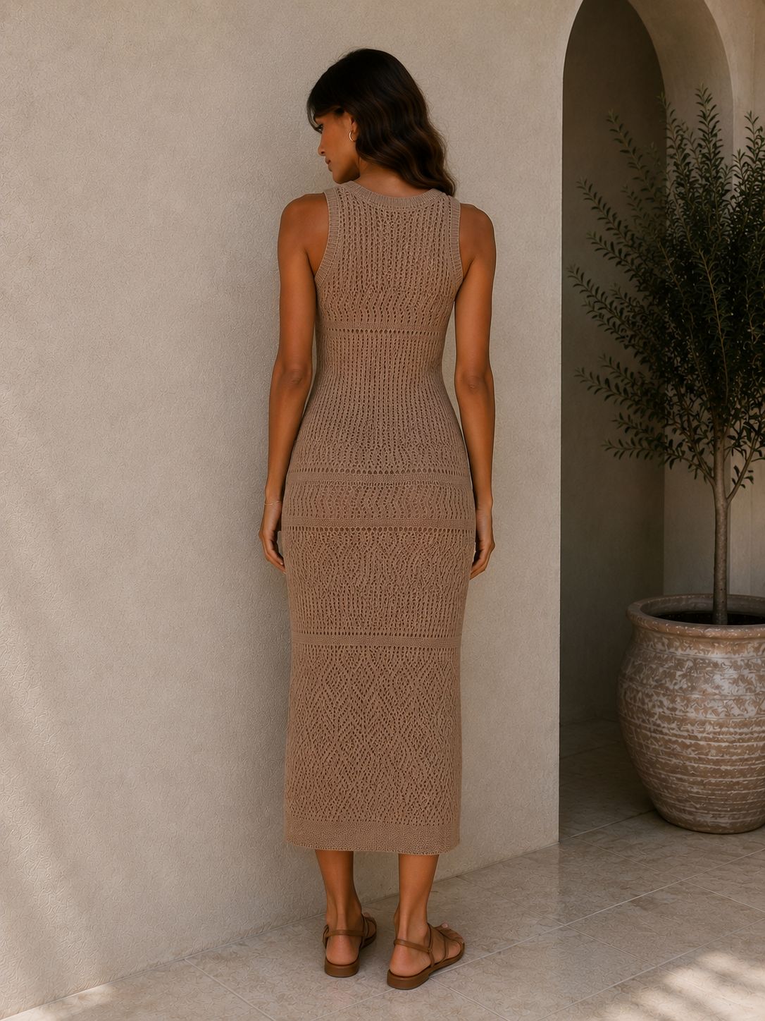 Capri Summer Knit Dress – Image 3
