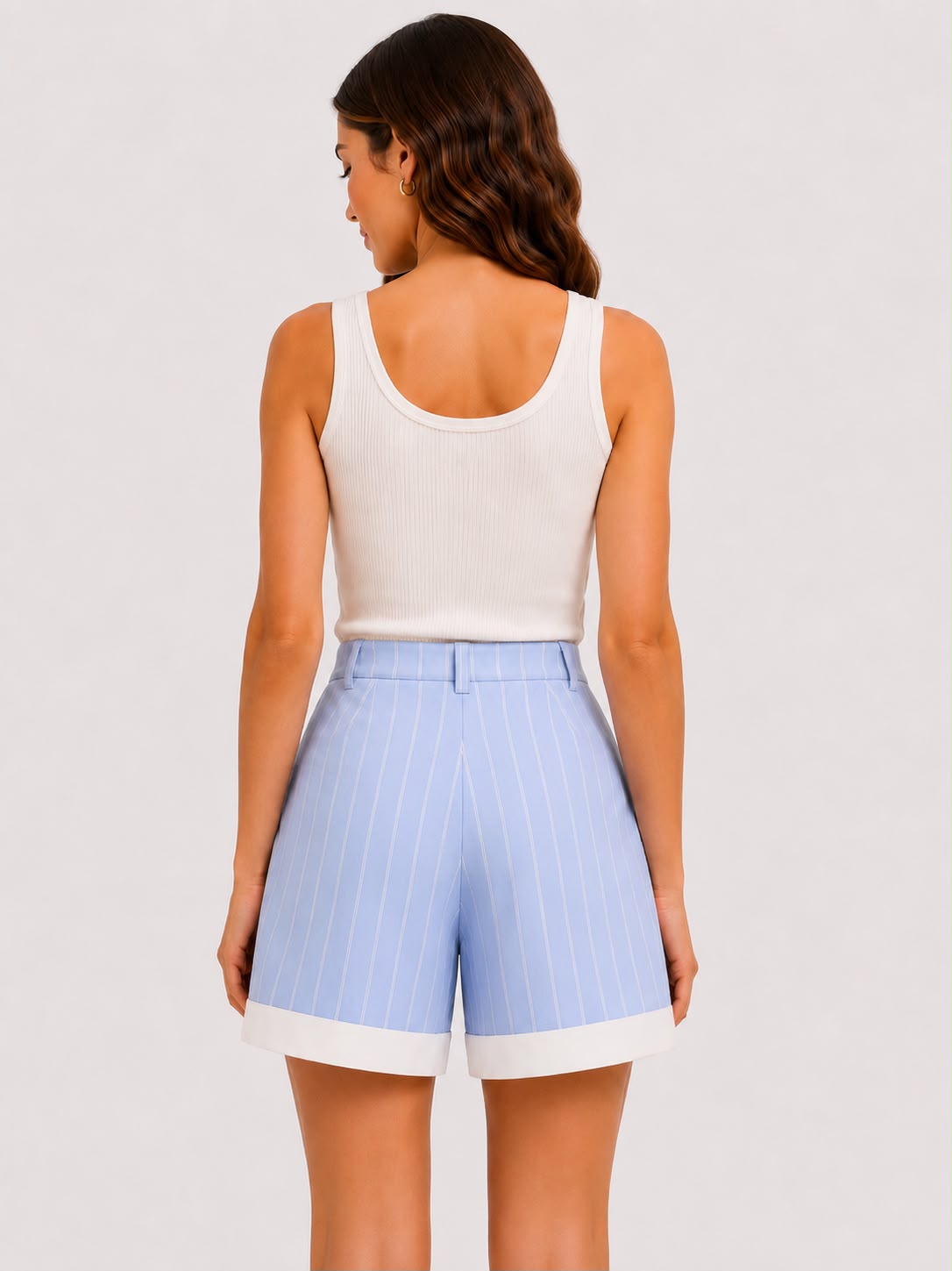 TAILORED PINSTRIPE SHORT – Image 2