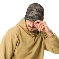 Camouflage trucker hat – Image 1