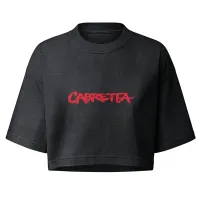 CABRETTA Women’s garment dye cropped tee – S
