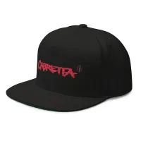 CABRETTA Flat Bill Cap – Black