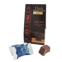 Amberlyn Dark Chocolate Mint Truffles Sugar-free Mint Soft Center Dark Chocolate - 204g – Image 1