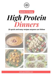 High Protein Dinners – Image 1