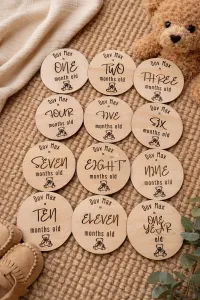 Baby Month Plaques – Image 1