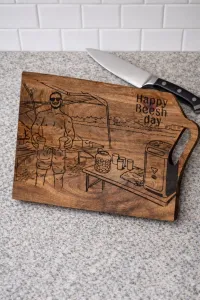 Custom Image on Challah/Cutting Board – Image 3