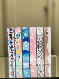 Hand Painted Mezuzah – Image 1