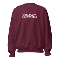 Saturno Logo Unisex Sweatshirt (multi-color options) – Maroon, XL