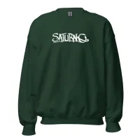 Saturno Logo Unisex Sweatshirt (multi-color options) – Forest Green, XL