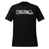 Black T-Shirt/ White Logo Unisex Bella + Canvas – XS