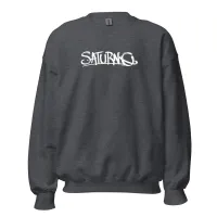 Saturno Logo Unisex Sweatshirt (multi-color options) – Dark Heather, XL