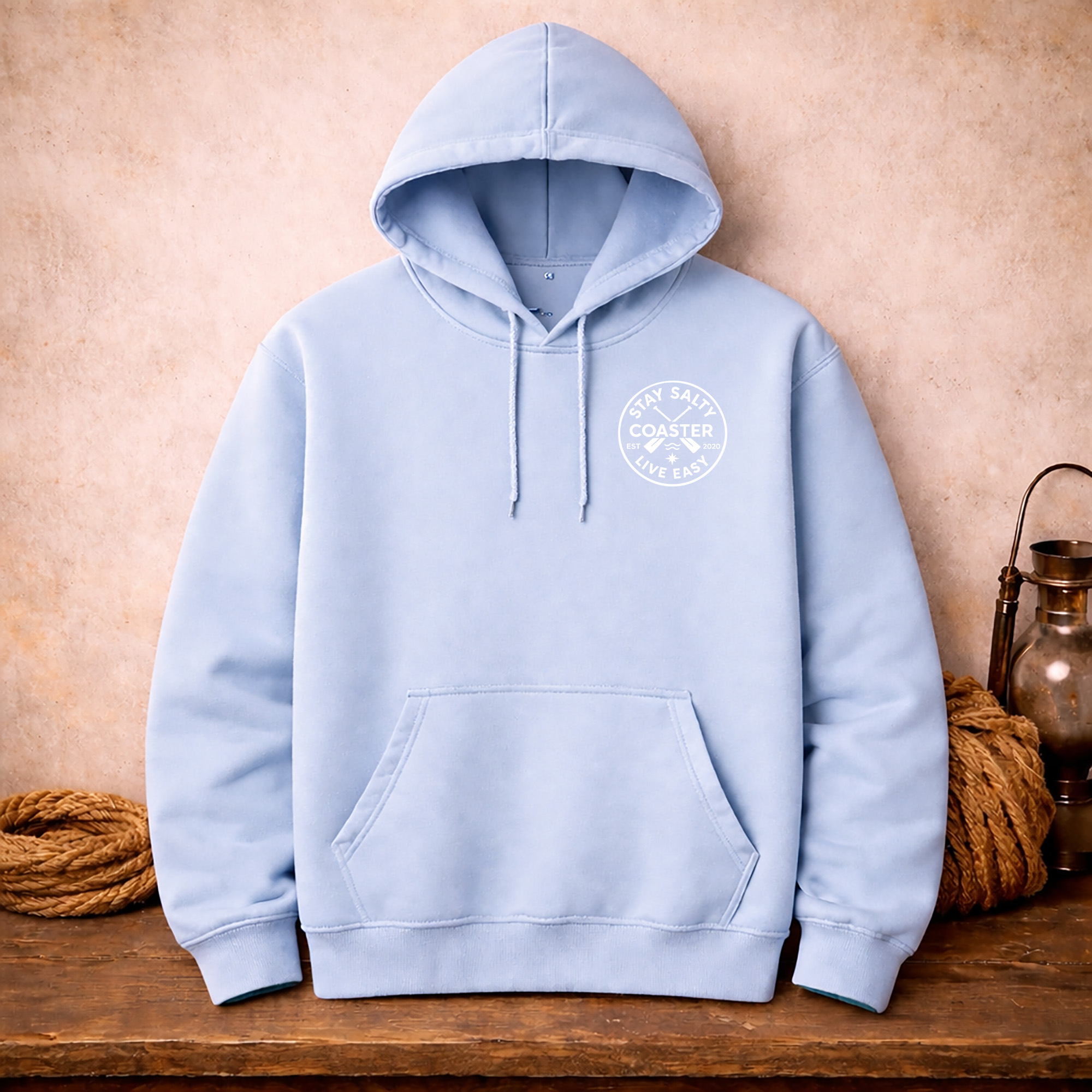 Coaster Stay Salty Hoodies – Light Blue, S