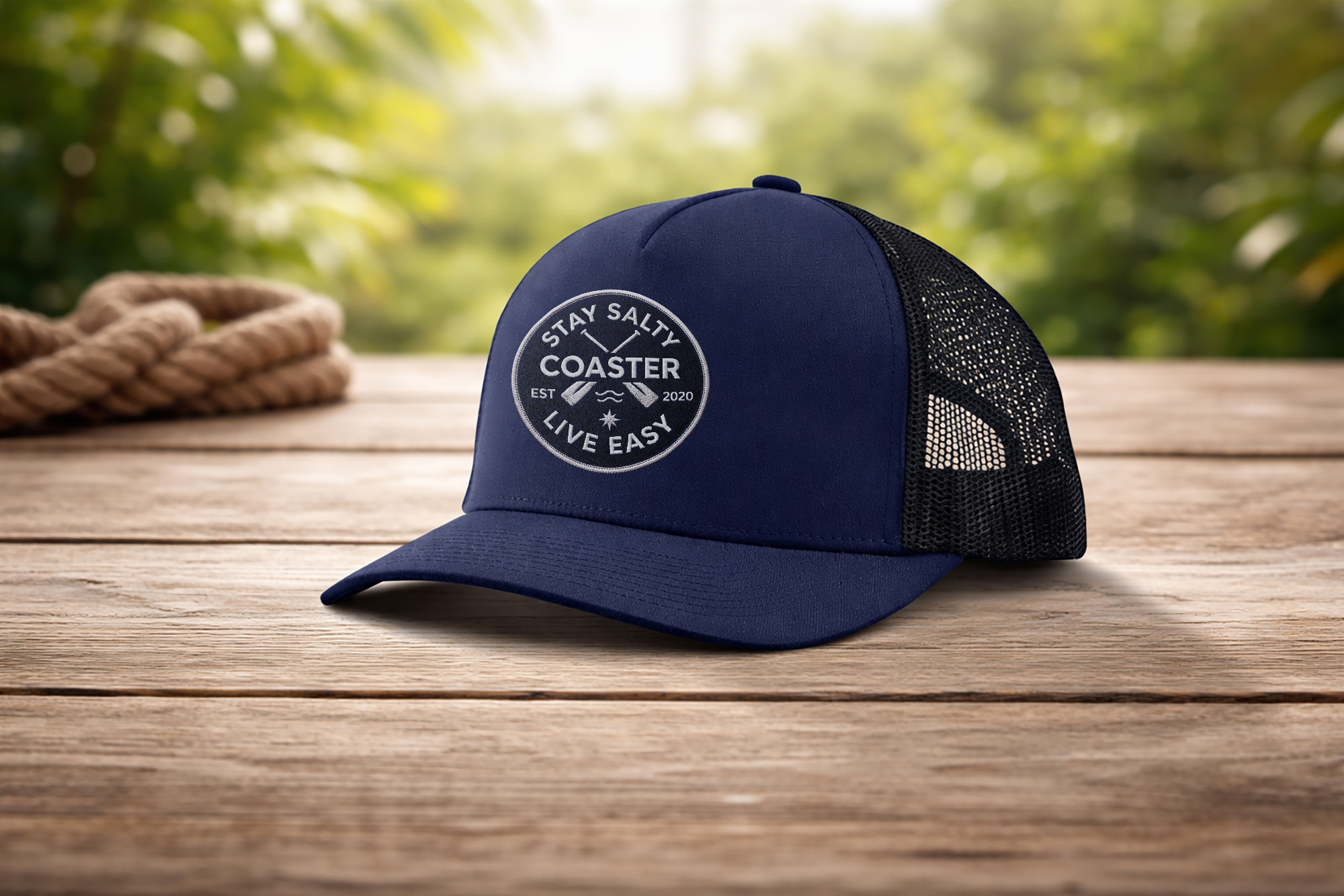 Coaster Classic Curved Brim – Navy