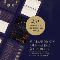 The 8-Phase Moon Journaling Workbook – Image 2